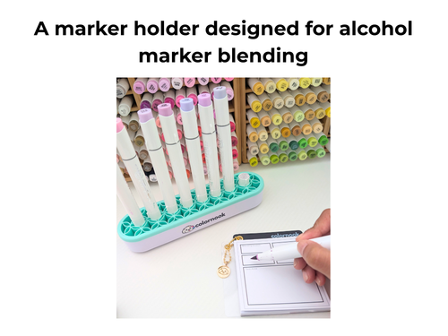 Blending Buddy Alcohol Marker Holder | Holds 8 Markers for Faster Coloring Sessions