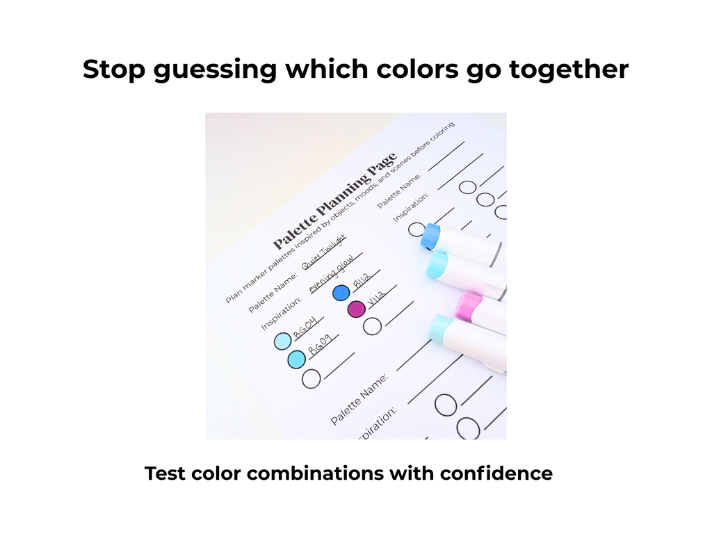 ColorNook Palette Planning Page