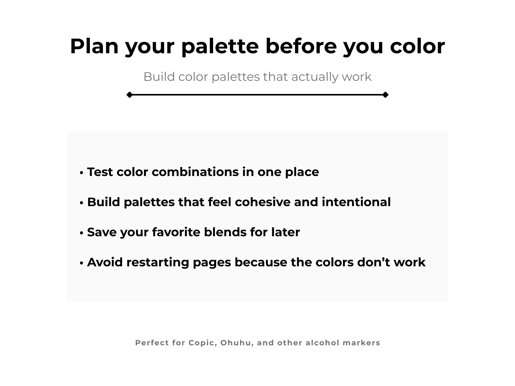 ColorNook Palette Planning Page