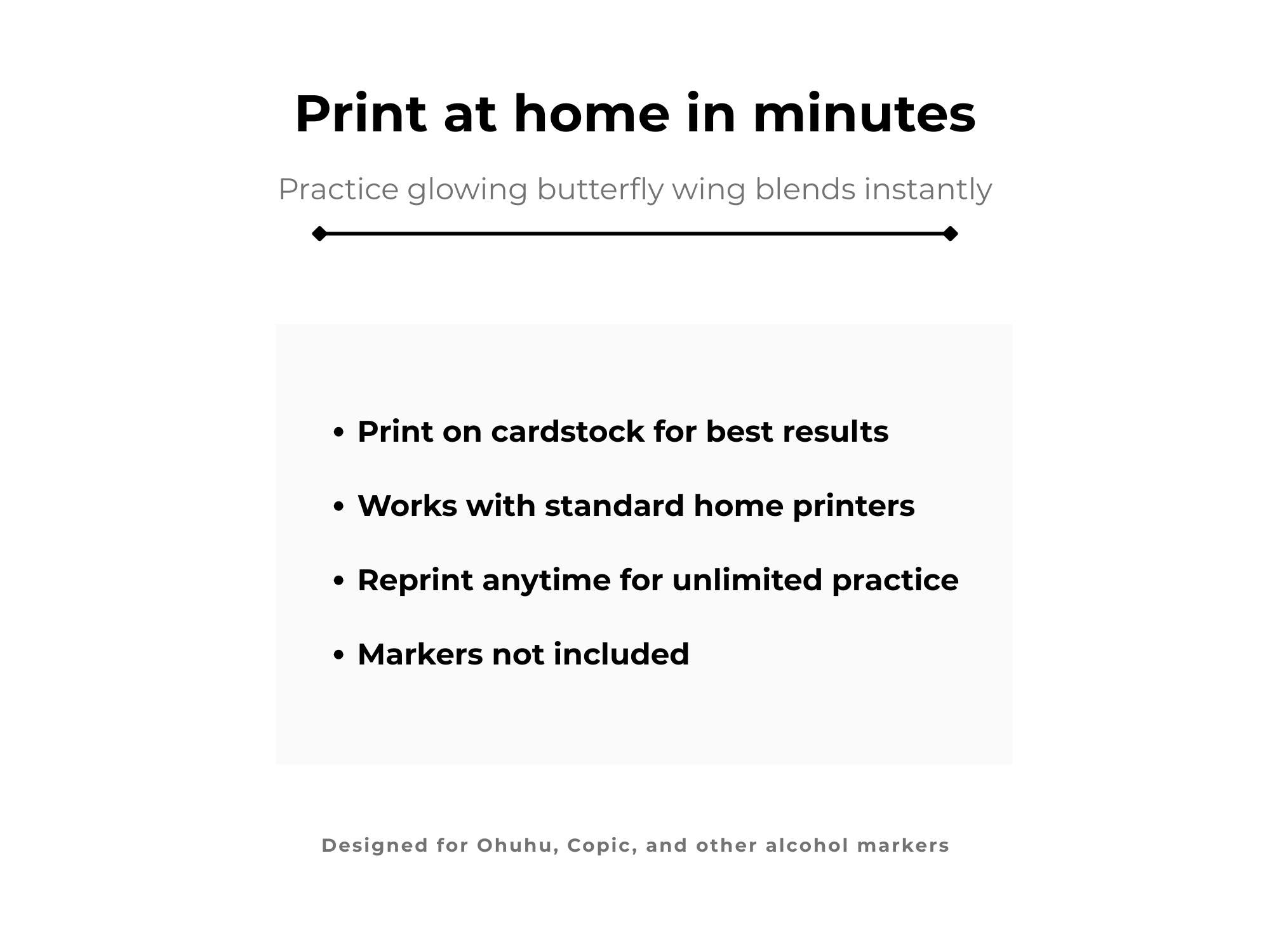 ColorNook Butterfly Practice Sheet