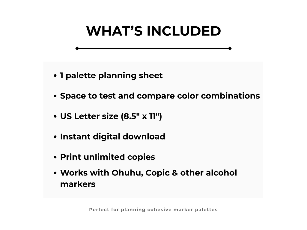 ColorNook Palette Planning Page