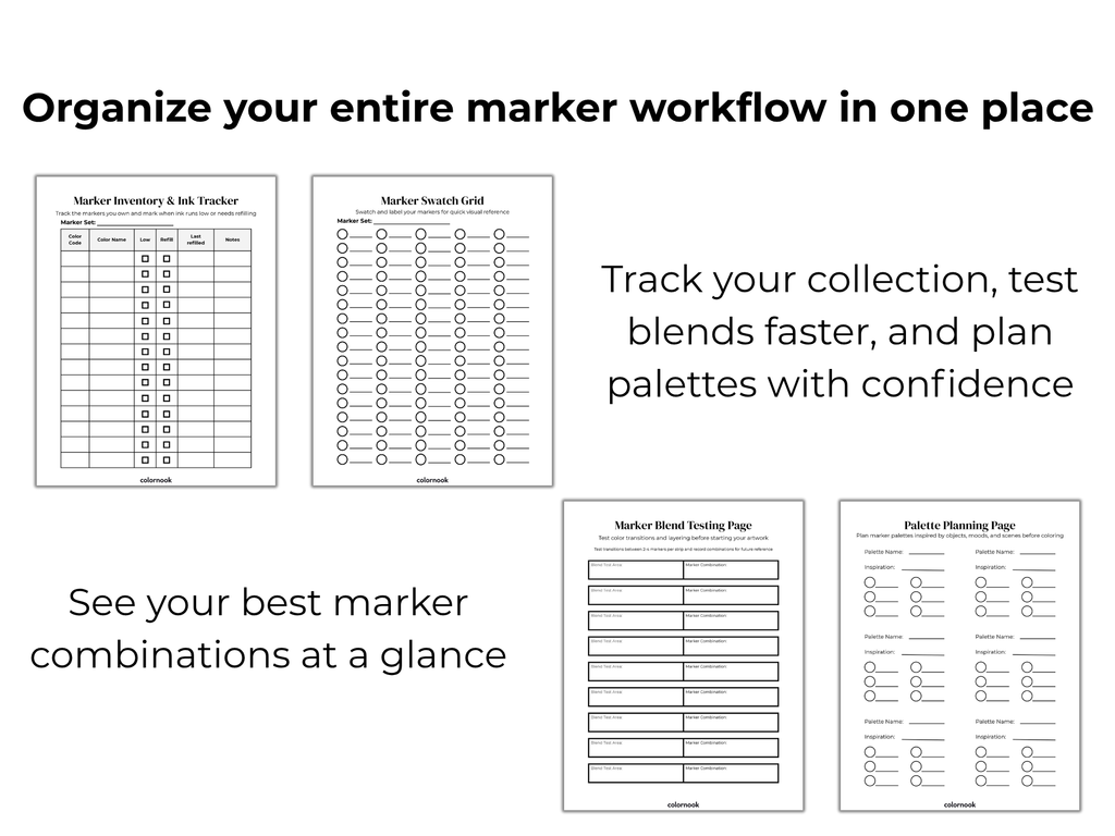 ColorNook Marker Workflow Bundle