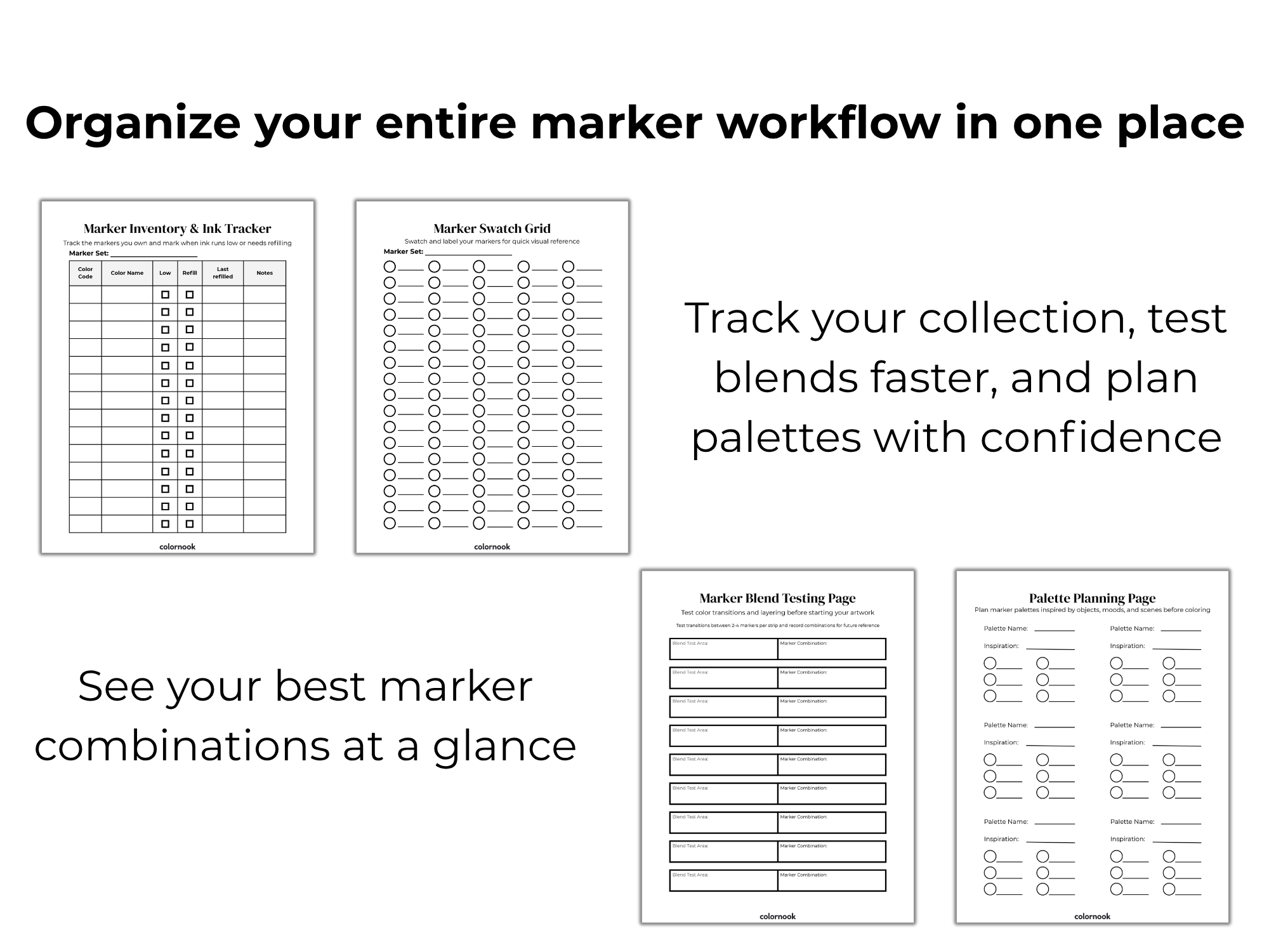 ColorNook Marker Workflow Bundle