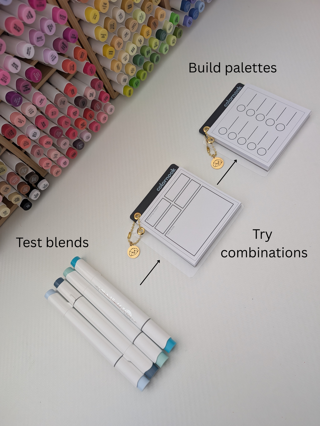 ColorNook Swatch & Blend Notepad Duo